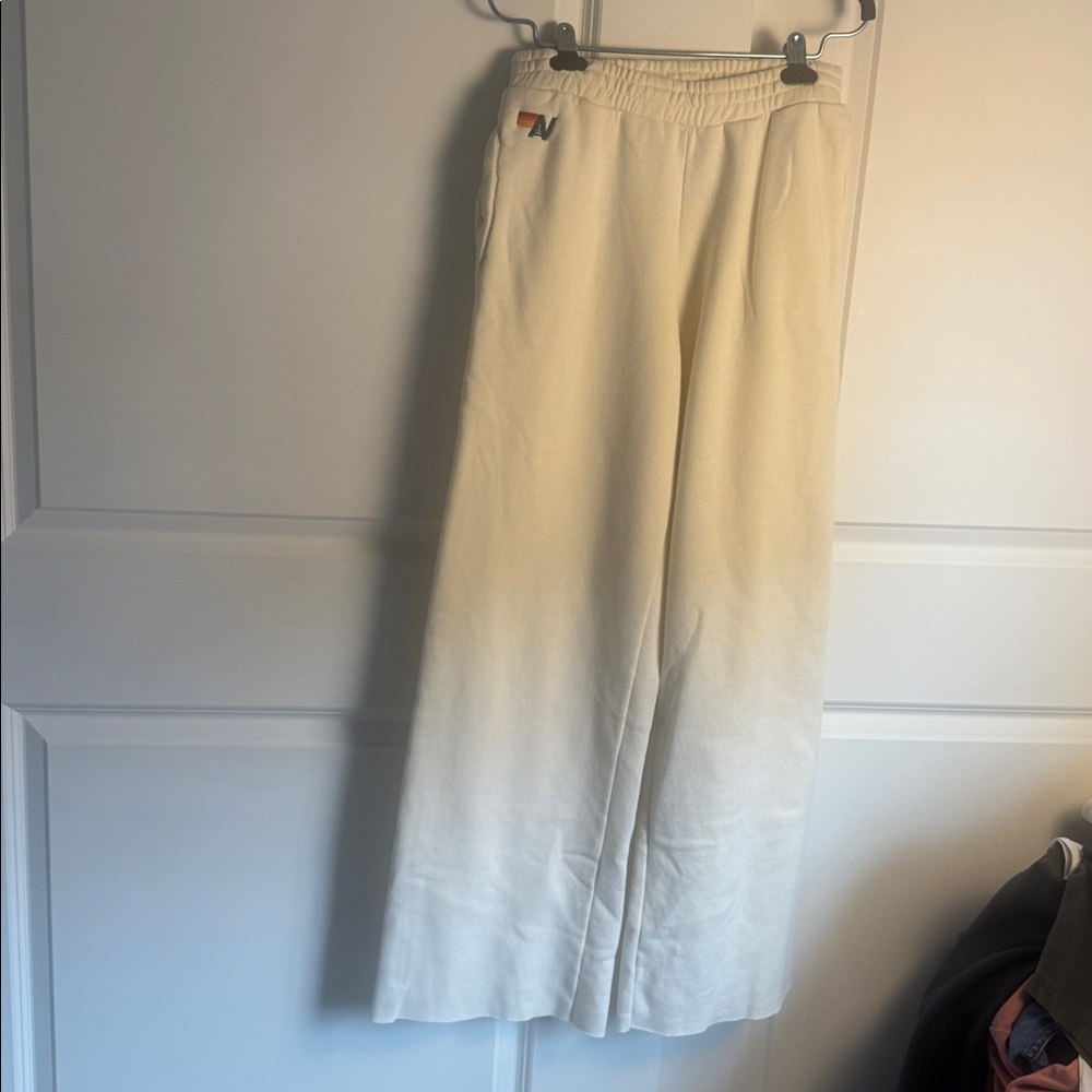 Aviator Nation Cream Ombre Joggers